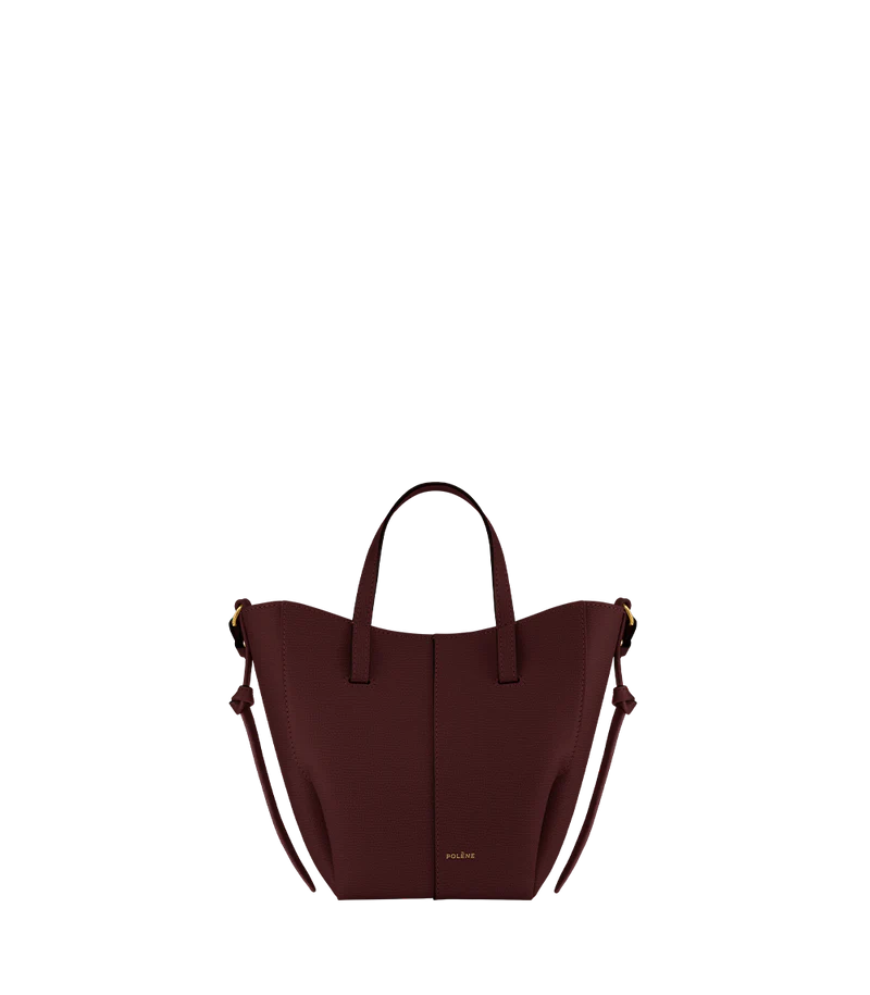 Cyme Tote Nano - Textured Black Cherry