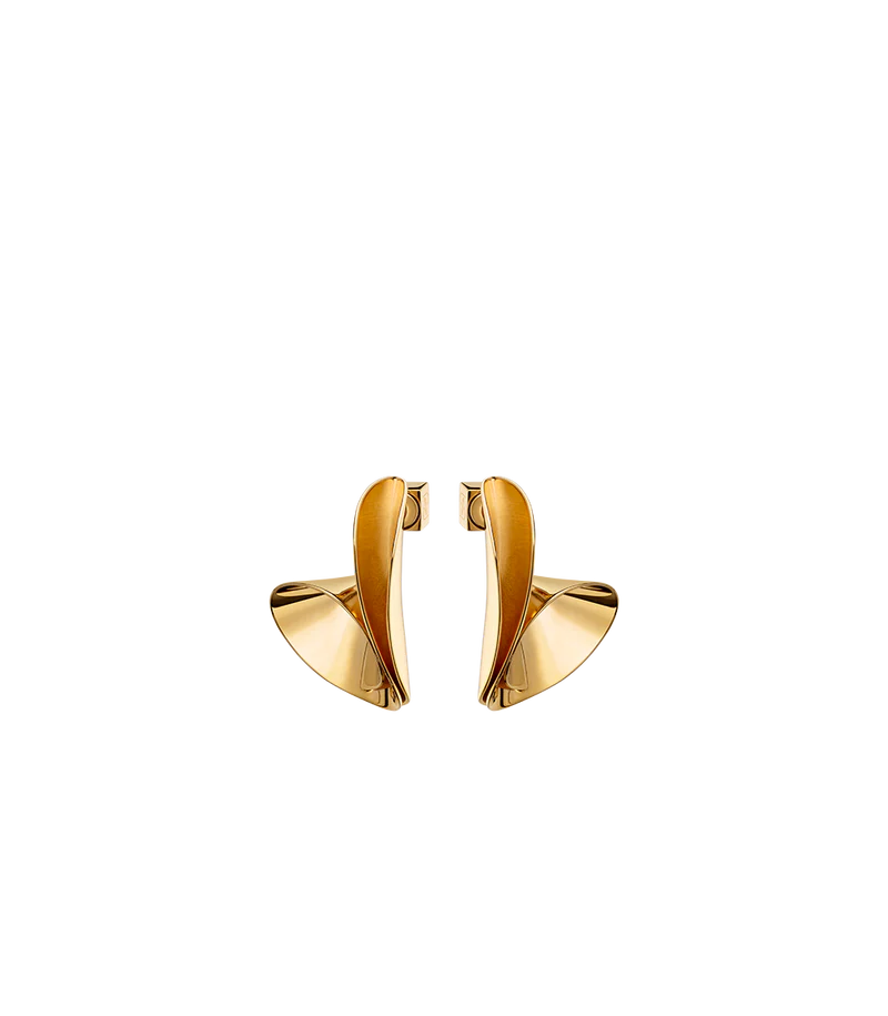 Éole Earrings - 24 carat gold gilded
