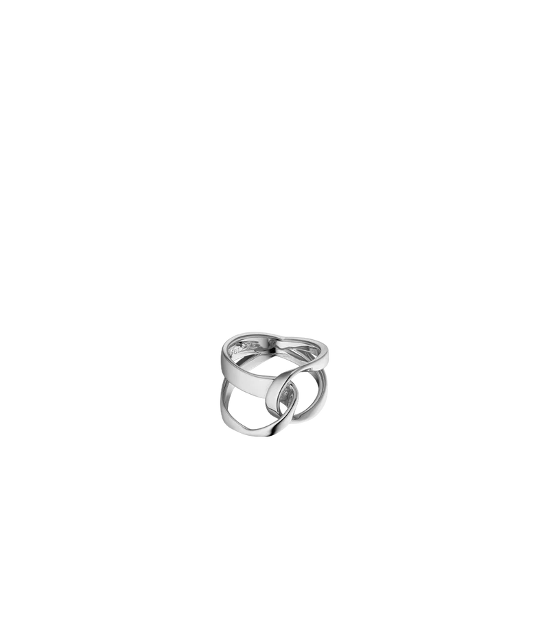 Éole Ring - Silver in rhodium plated brass