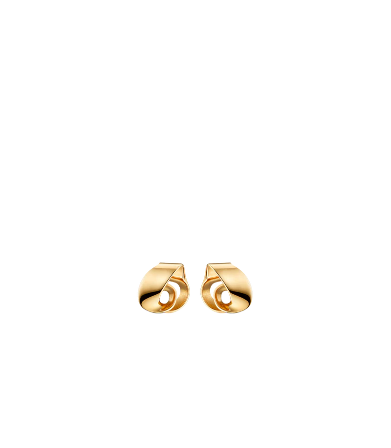 Éole Stud Earrings - 24 carat gold gilded