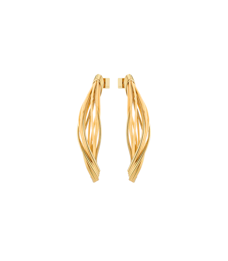 Rozo Drop Earrings - Rattan